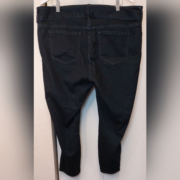 Torrid Dark Wash Button Front Jeggings size 22S Jeans Denim Stretch Soft Comfy - Picture 3 of 10